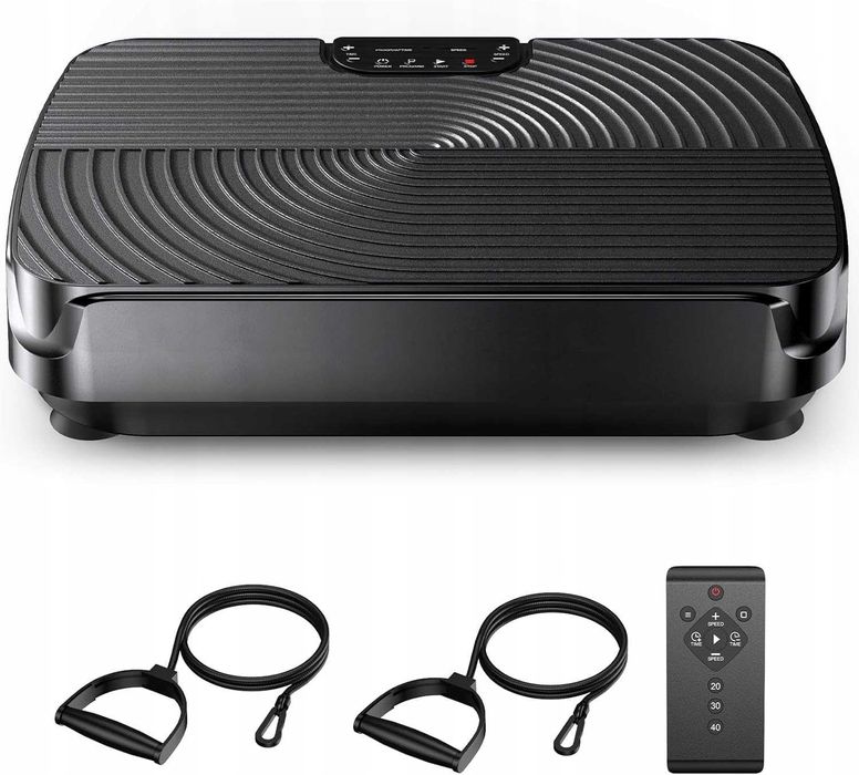 Foryond Platforma wibracyjna fitness 2025 do domu 140 kg cicha z linkami