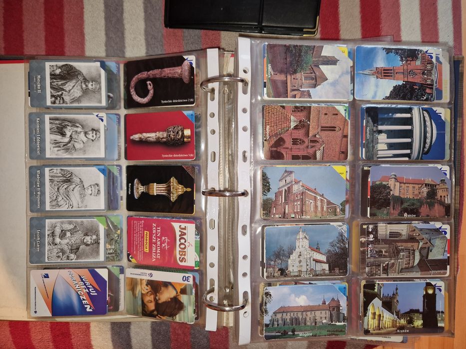 Karty telefoniczne 600 szt + albumy