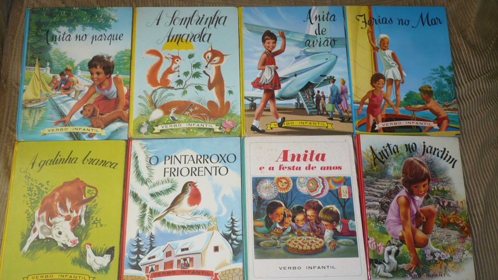 Colec o Livros Da Anita Verbo Infantil Antigos Cascais E Estoril 