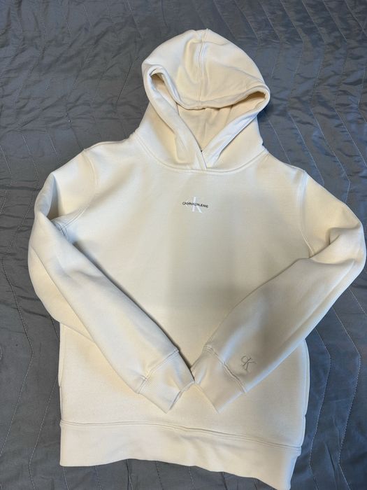 Худі CALVIN KLEIN Jeans молочного кольору
