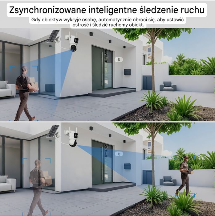 Kamera Solarna na Kartę SIM 4G iCSee Obrotowa IP66 8MP