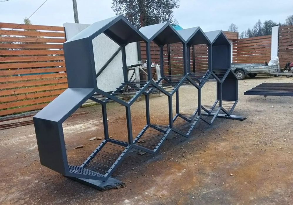 Дровник Соты для вашего дома