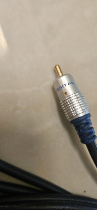 Kabel przewód 10m  RCA 2x czincz solidny gruby