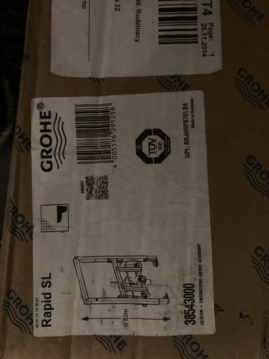 Инсталляция Grohe