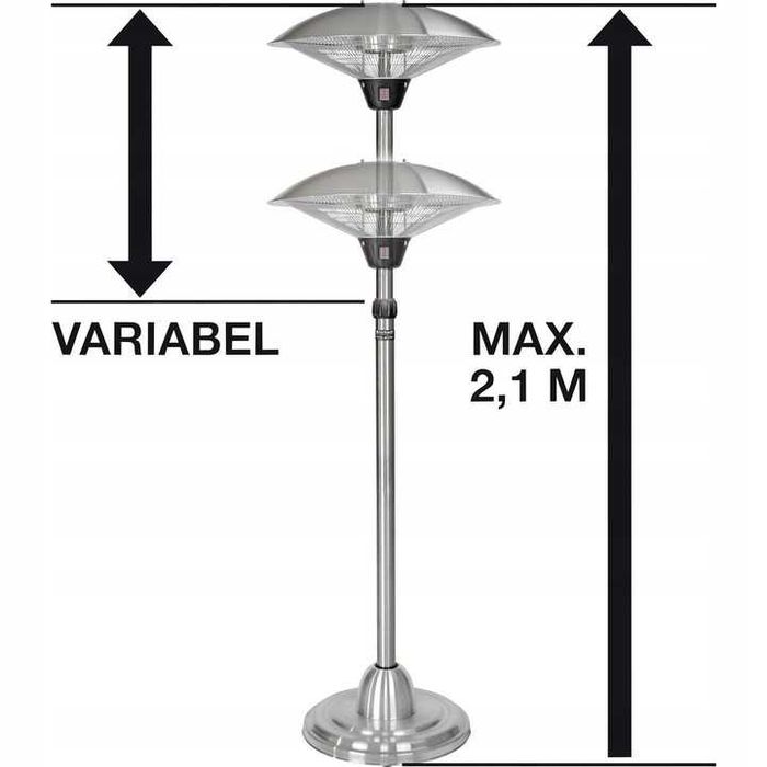 Grzejnik halogenowy parasol Grzewczy Einhell NHH 2100W