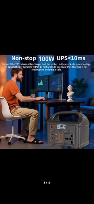 Зарядная станция ЕG-012. 100W/220V. LiFePO4! 24000mAh! UPS!