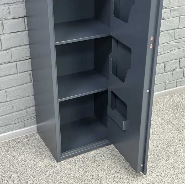 Офісний сейф для зберігання документів з касовим відділенням трейзером