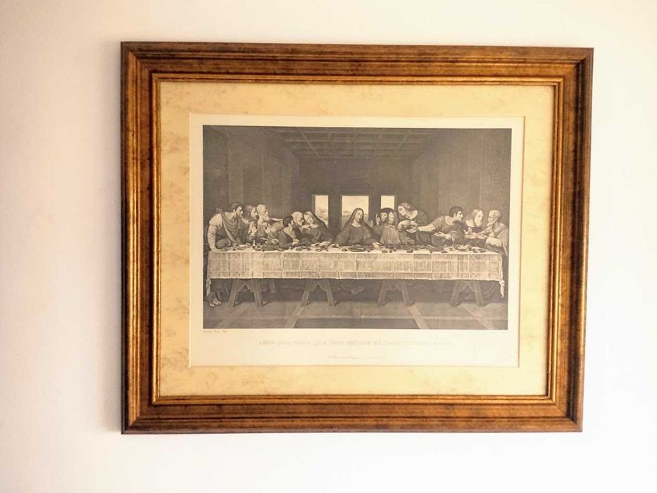 Quadro A Última Ceia de Leonardo Da Vinci