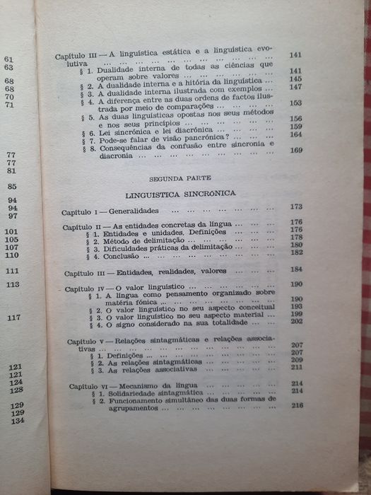 Curso de Linguística  Geral de Ferdinand de Saussure