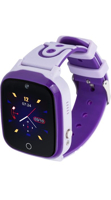 Дитячий телефон-годинник з GPS-трекером Aura A2 Wi-Fi Purple