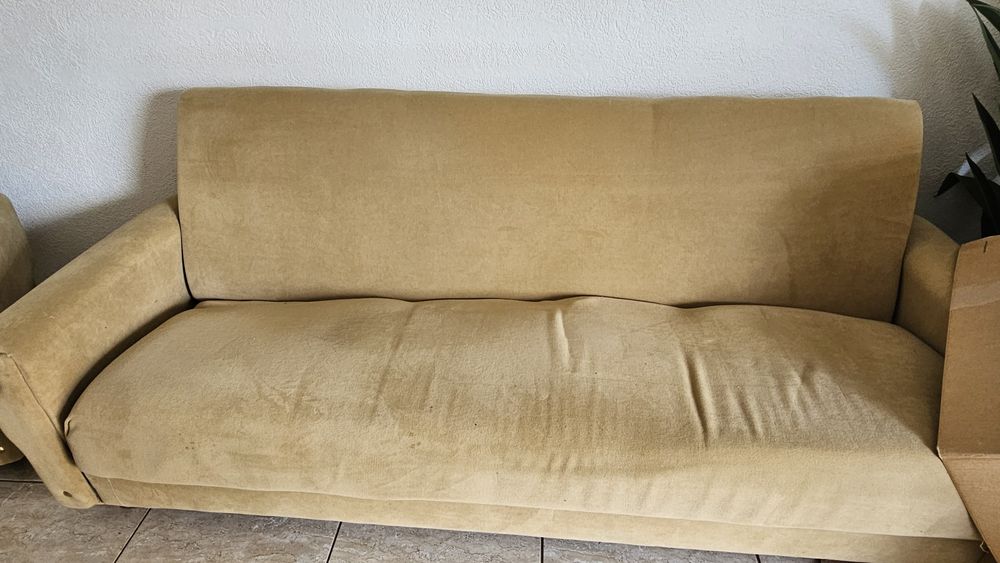 Conjunto de sofá e Poltrona