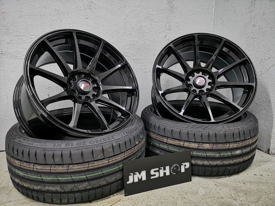 Felgi JR11 18" 8,5J ET35 5x100 5x120 Gloss Black