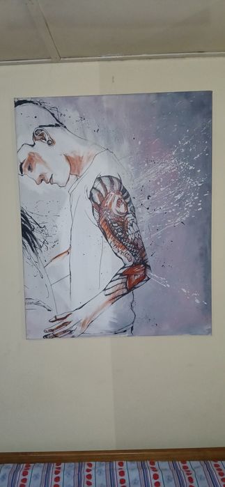Quadros pintura óleo par