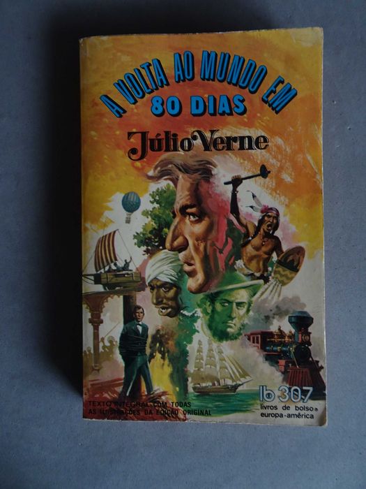 Livro de bolso Júlio Verne - A Volta ao mundo em 80 dias