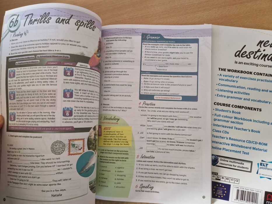 New Destinations A1, A2,B1,B1+