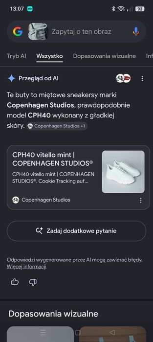 Buty skórzane sneakersy miętowe włoskie 38
