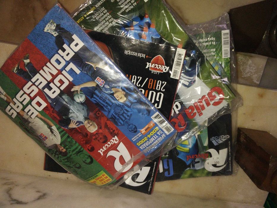 Revistas antigas  Futebol