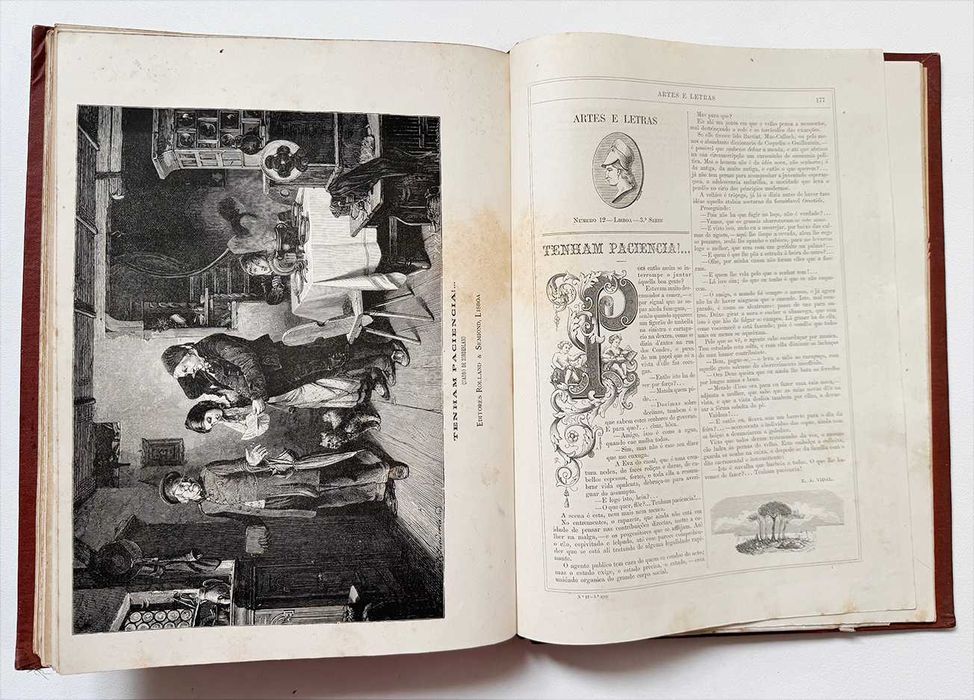 1874, Artes e Letras, 3ª série. Ed. Rolland & Semiond, Lisboa
