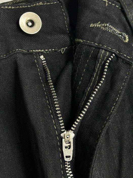 Джинси Rick owens DRKSHDW flared джинсы клеш black skinny cut type M S