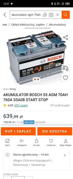 akumulatory prawie nowe