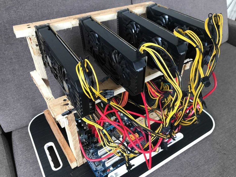Майнінг ферма,штучний інтелект,AI,сервер, p104-100 8GB,Сонячні панелі