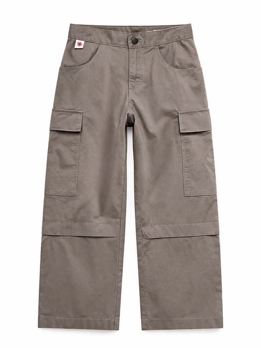 128 134 George 135 szare proste spodnie cargo bojówki regulowany pas