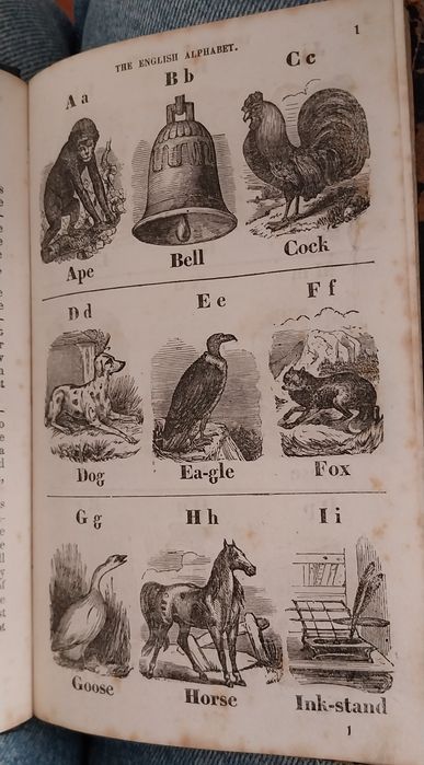 The English Spelling-Book, easy and familiar Lessons, 1874