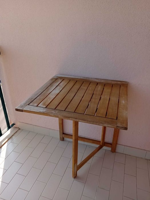 Mesa de jardim quadrada em acácia – La Redoute (dobrável)
