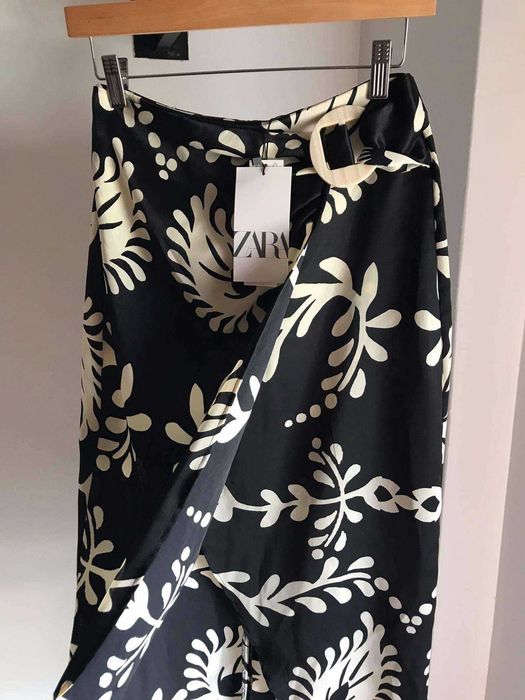 saia midi comprida zara woman floral saia comprida preta
