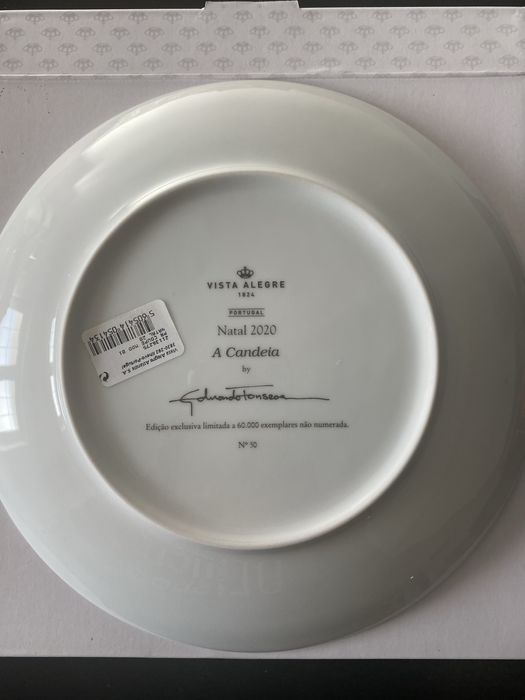 2 Pratos de Natal Vista Alegre - Edição Limitada