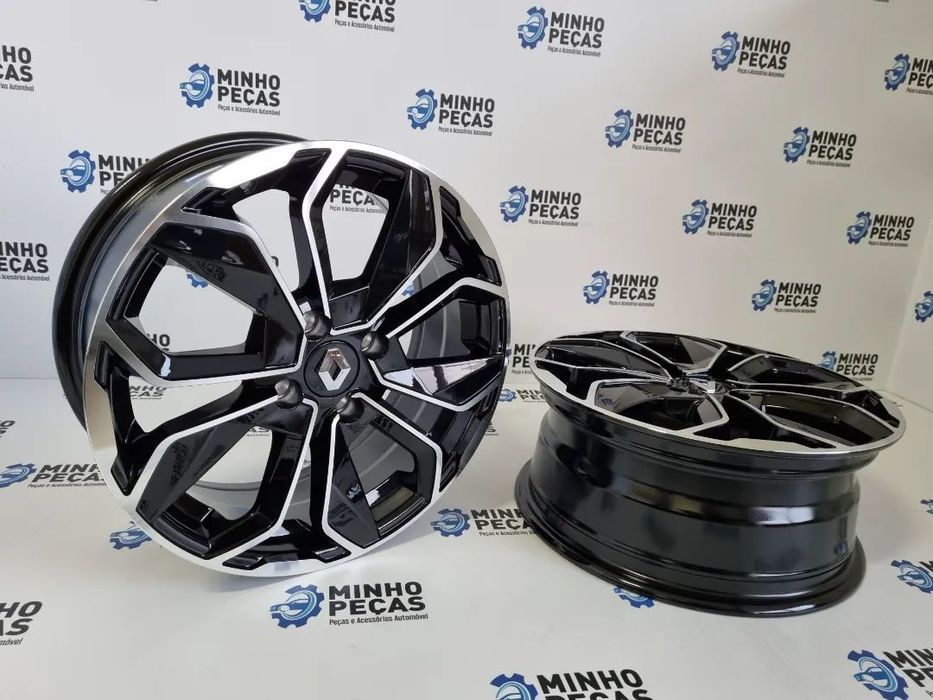 Jantes Renault Clio em 14 Preto Polido