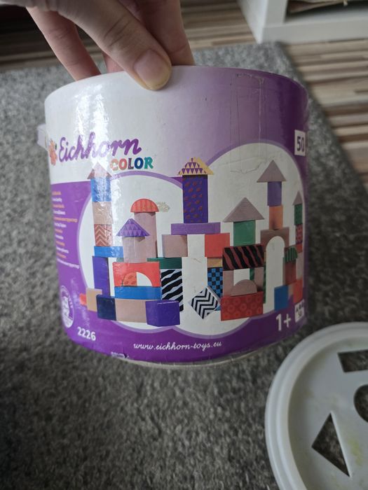 Klocki drewniane Eichhorn color