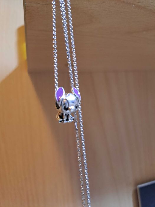 Conta Pingente em Prata da Pandora Lilo   Stitsch