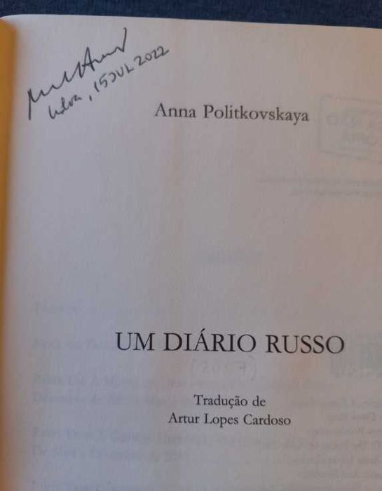 Um Diário Russo - Anna Politkovskaya
