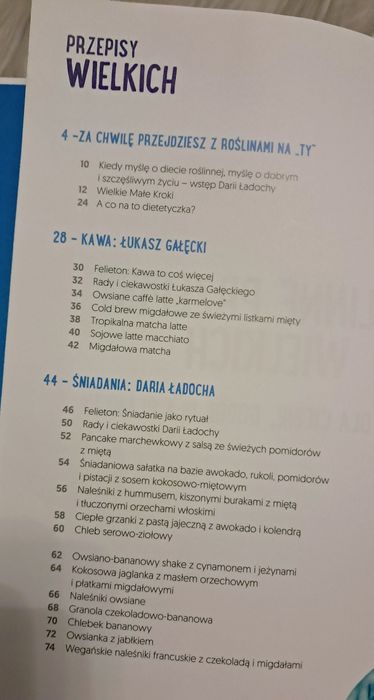 Przepiśnik Roślinne przepisy wielkich nasiona książka kucharska nowa