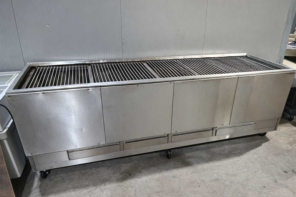 Churrasqueira a carvão grelha estatica (2,5m)