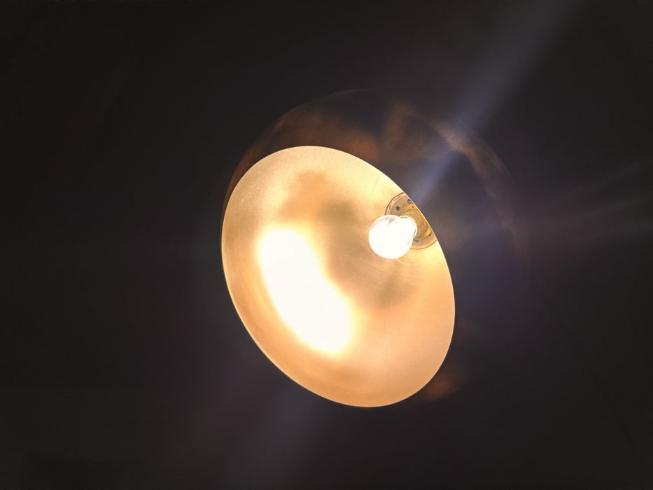 Lampa podlogowa łukowa space age. Włochy lata 70-te