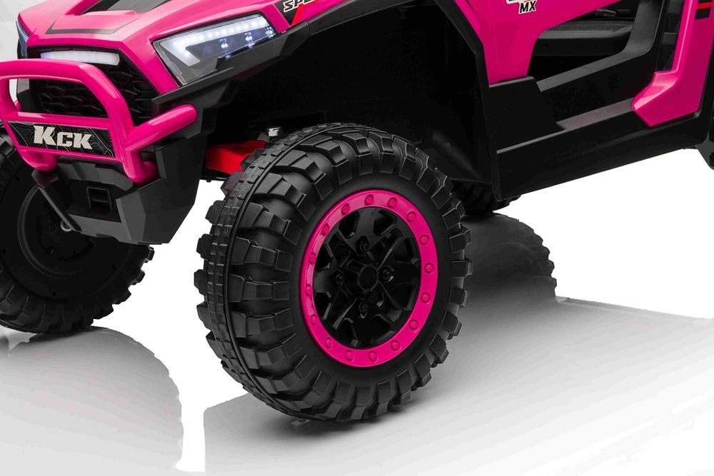 24v 4x50W MAx 50KG +Pilot Auto na akumulator Buggy Różowy