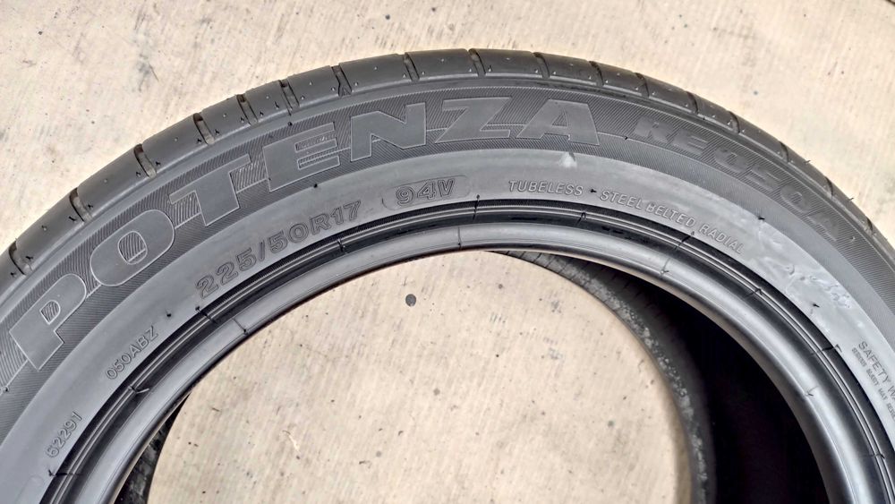 Шини 225/50R17.  Bridgestone. 8мм. 95%