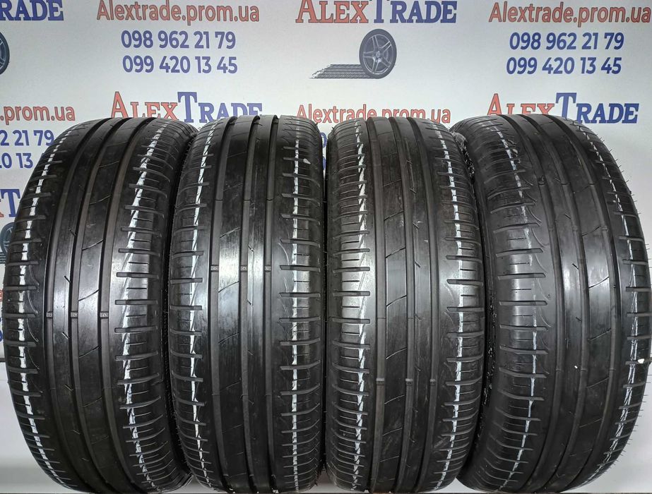 4шт 185/55 15 Goodyear EfficientGrip літні шини вживані, протектор 7мм