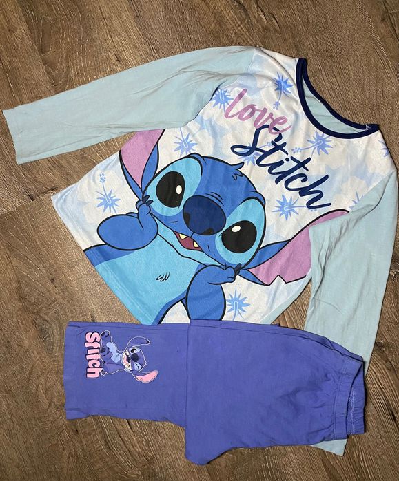 Стіч піжама дівчинці 10-11р, комплект кофта і штани для дому і сну