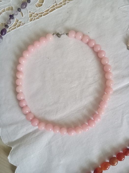 Винтажные бусы из натуоального камня