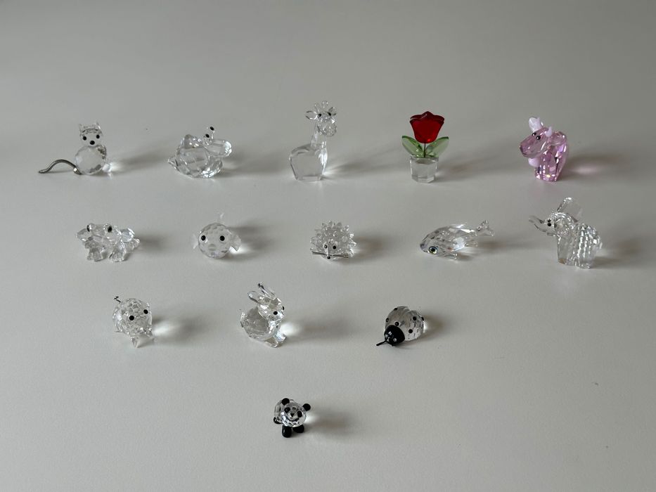 Coleção de miniaturas em cristal – Animais – 50 € cada