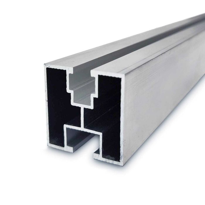 Profil montażowy PV szyna aluminiowa 40x40 2200mm srebrny fotowoltaika