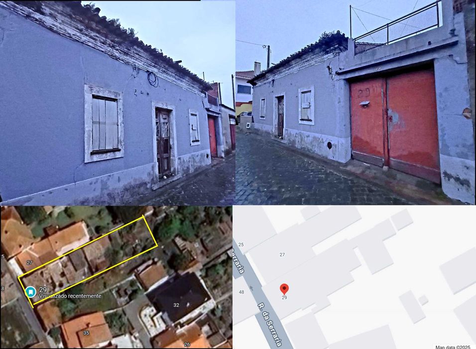 Moradia em ruina com adega e lagar com 556 m2 + terreno de 200 m2 em V