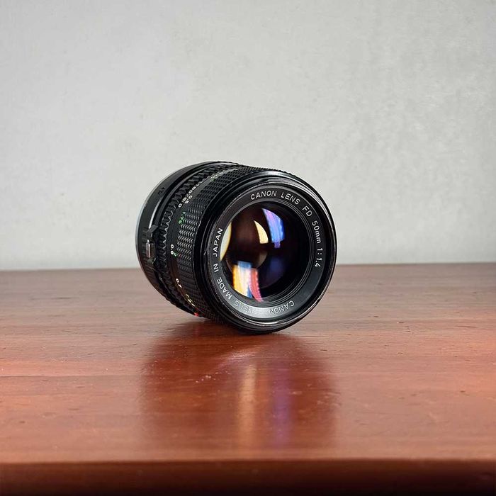 Lente Canon FD 50mm F1.4 + Adaptador de Lente L-Mount