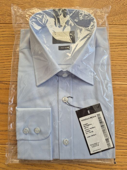 Koszula męska Wólczanka 100% bawełna 42