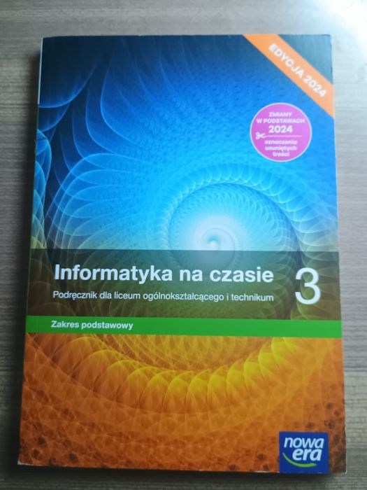 Informatyka na czasie 3 Nowa Era zakres podstawowy