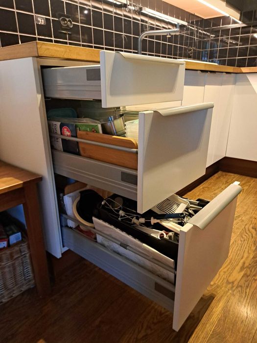 IKEA Rationell - komplet szuflad do szafki Faktum 40 / stan BDB