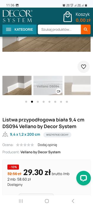 Sprzedam listwy przypodłogowe